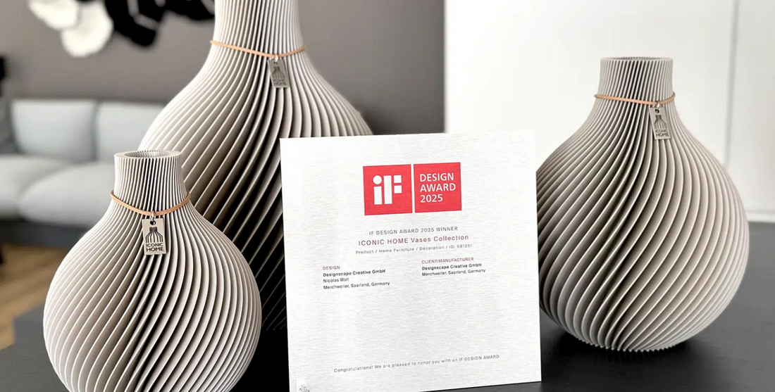 ICONIC HOME Vasenkollektion mit dem iF DESIGN AWARD ausgezeichnet