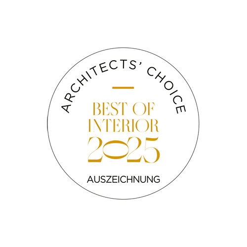 Architects’ Choice – Best of Interior 2025, distinción.