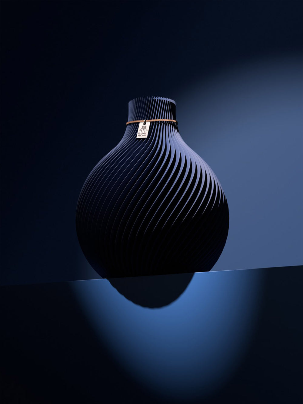 Jarrón Sphere en sea blue.