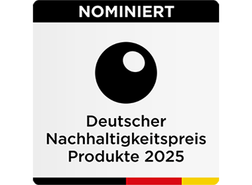 Deutscher Nachhaltigkeitspreis 2025 nominiert Siegel
