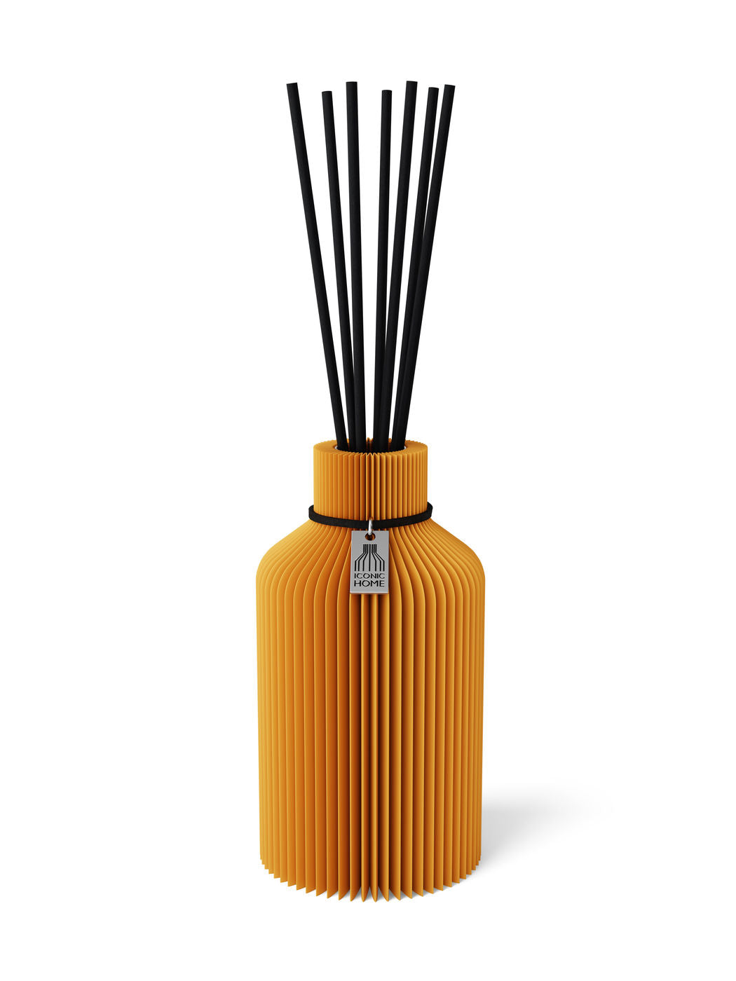 Duftvase Pure Golden Sunrise Schwarzes Band 15 cm ICONIC HOME
