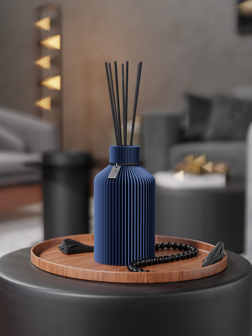 Duftvase Pre von ICONIC HOME in Sea blue