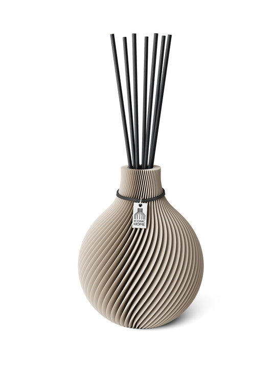 Duftvase Sphere - Raumduft Diffuser Set mit Duftöl und Duftstäbchen | cozy greige