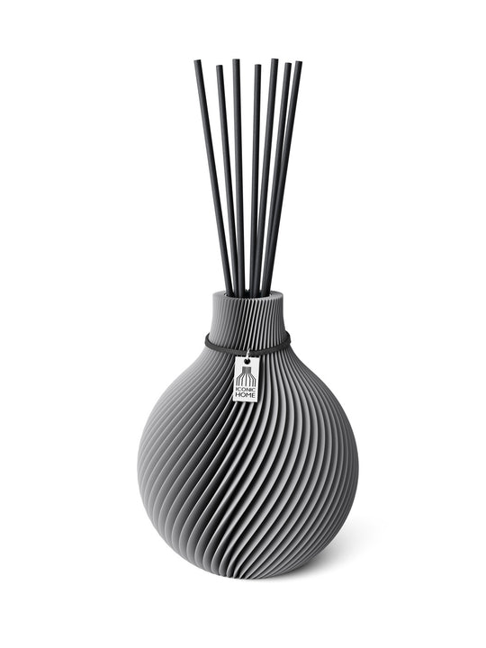Duftvase Sphere - Raumduft Diffuser Set mit Duftöl und Duftstäbchen | dreamy gray