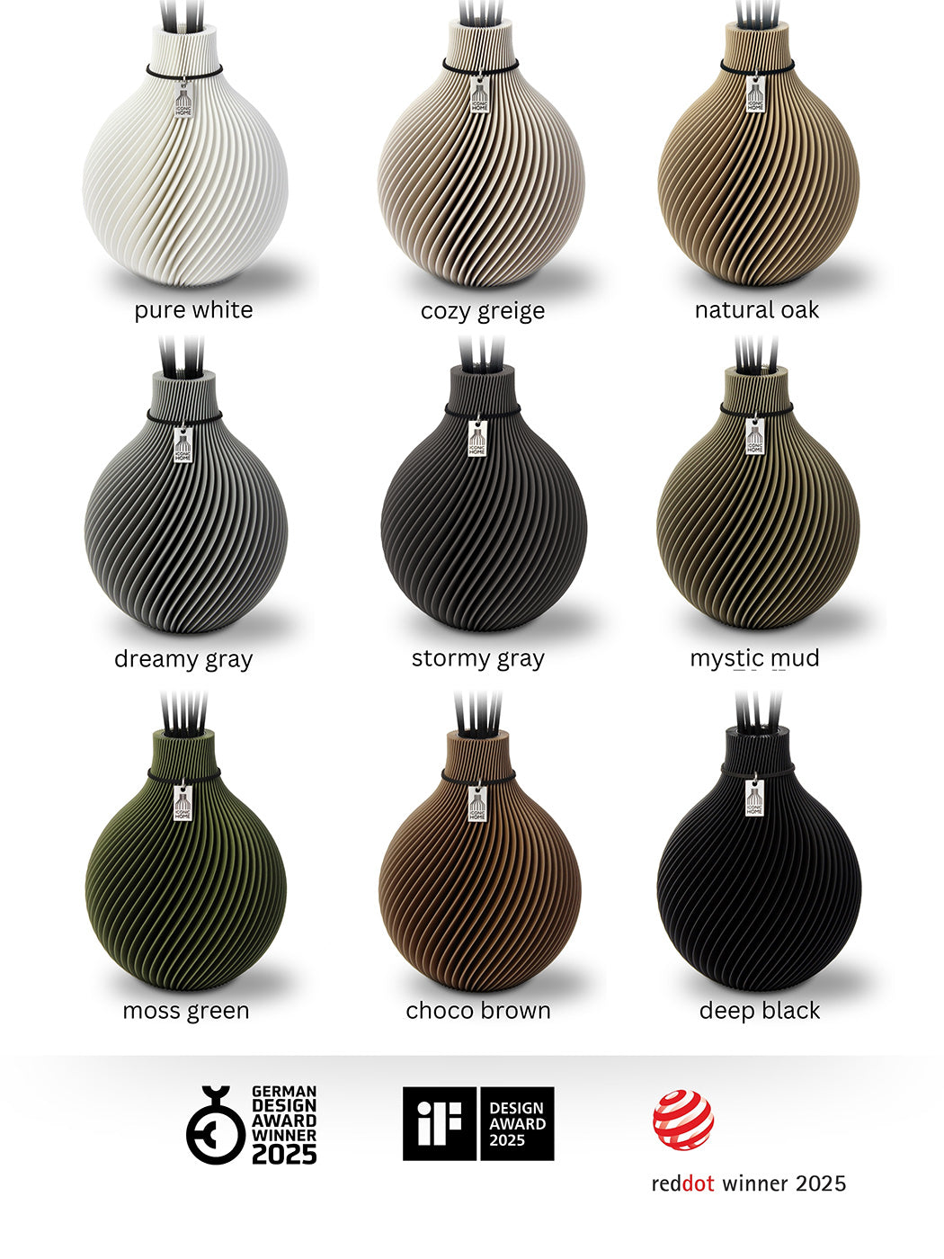 Duftvase Sphere ICONIC HOME Colors #mood