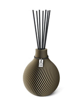 Duftvase Sphere Mystic Mud 15 cm ICONIC HOME Schwarzes Band