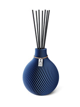 Duftvase Sphere Sea Blue naturfarbenes Band 15 cm ICONIC HOME