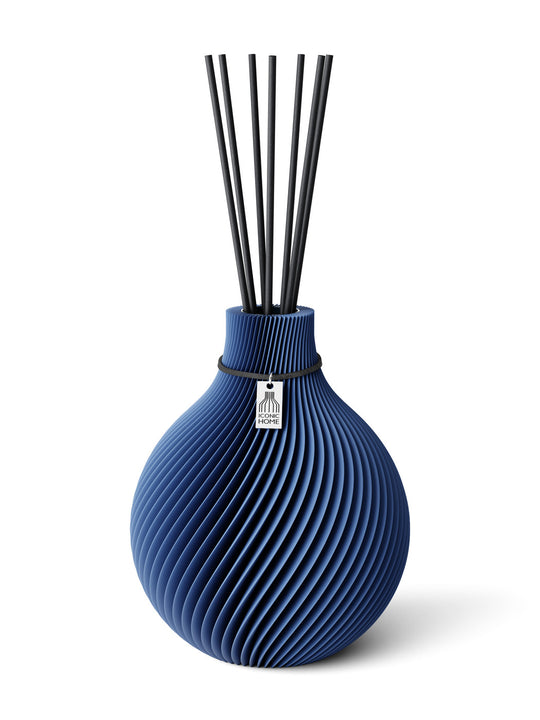 Duftvase Sphere - Raumduft Diffuser Set mit Duftöl und Duftstäbchen | sea blue