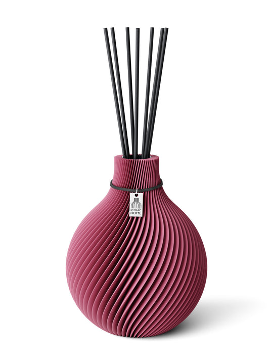 Duftvase Sphere - Raumduft Diffuser Set mit Duftöl und Duftstäbchen | soft berry
