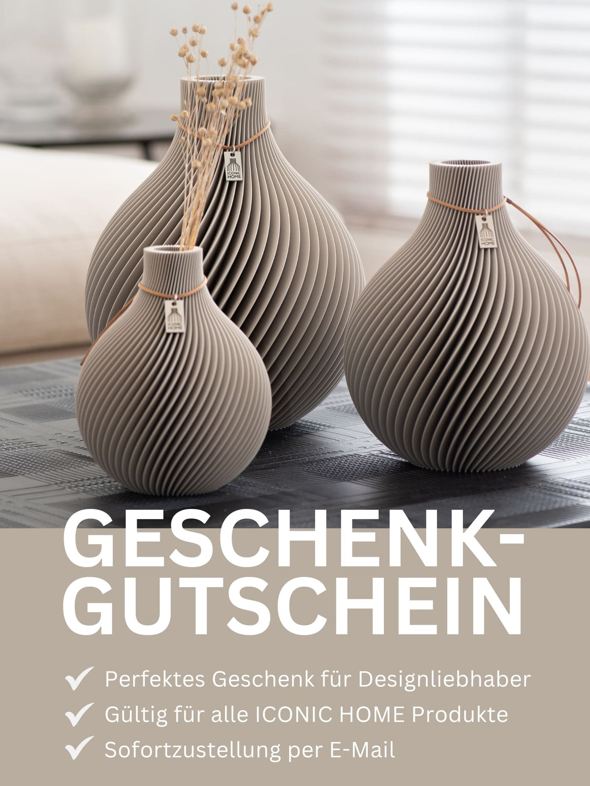 Geschenkgutschein ICONIC HOME