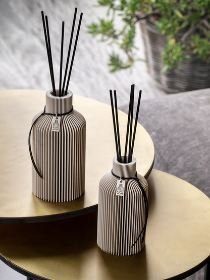 ICONIC HOME Duftvasen Pure Cozry Greige Tisch rund #mood