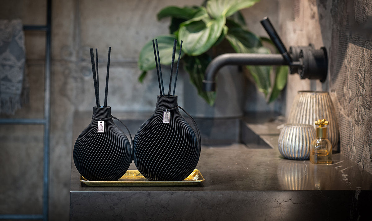 ICONIC HOME Duftvasen Sphere Deep Black