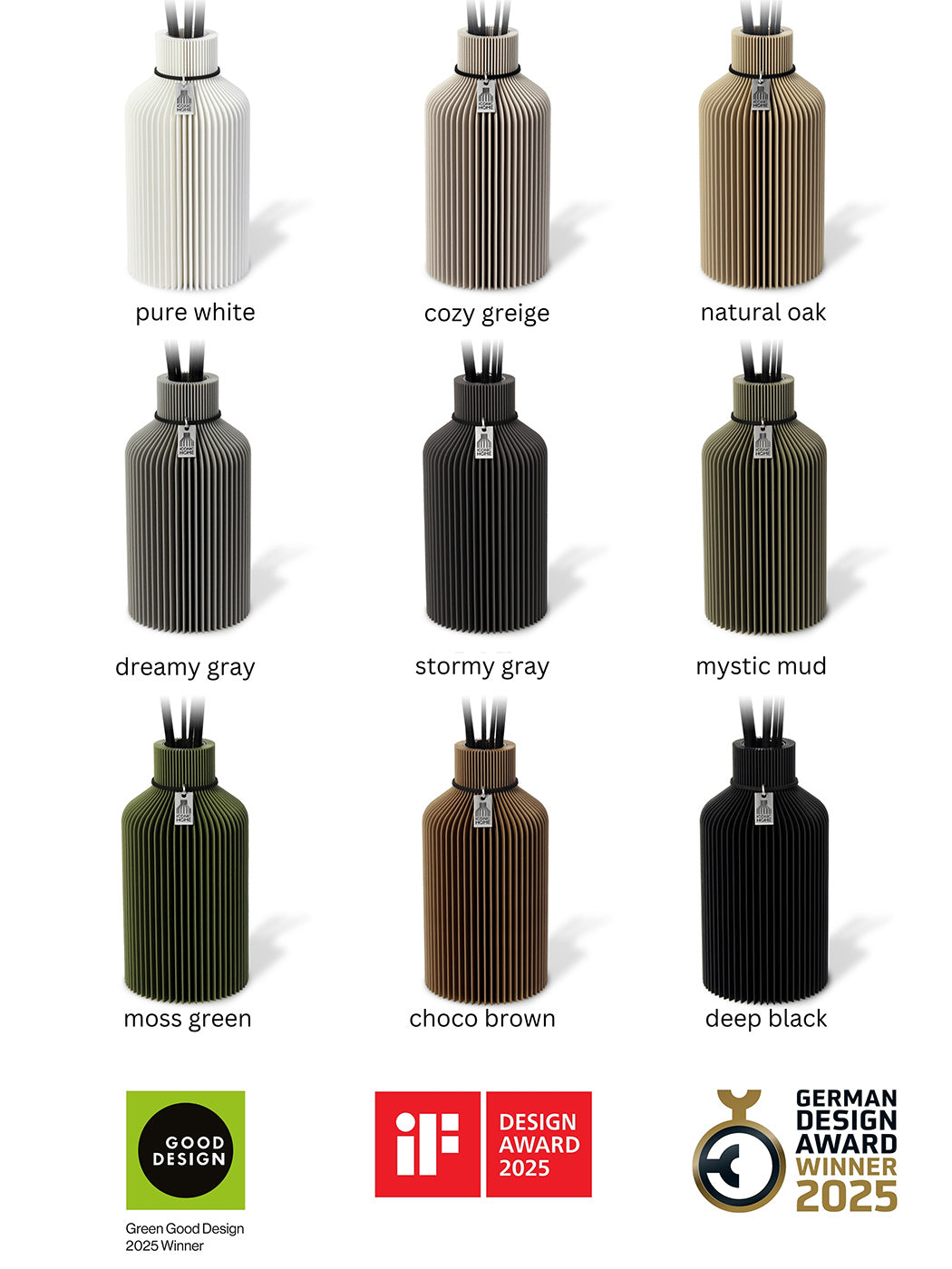 ICONIC HOME Fragrance Vase Pure Colours #mood