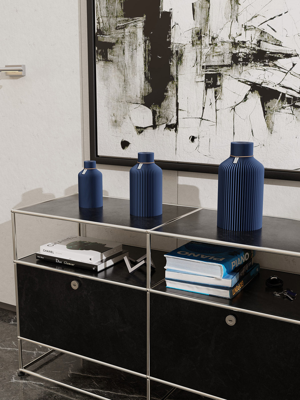 ICONIC HOME Vase Pure als moderne Dekoration auf USM Sideboard #mood