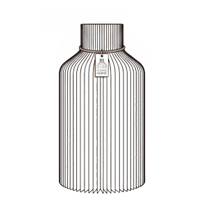 Zeichnung der Vase Pure von ICONIC HOME
