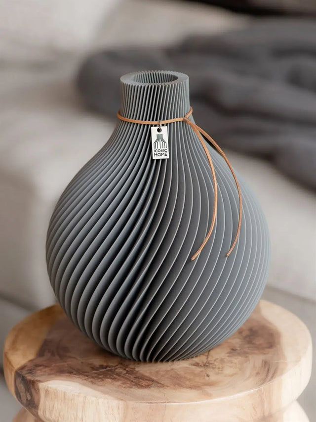 ICONIC HOME Vase Sphere Dream Gray