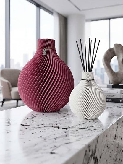 ICONIC HOME Vase Sphere soft berry Kombination Duftvase #mood