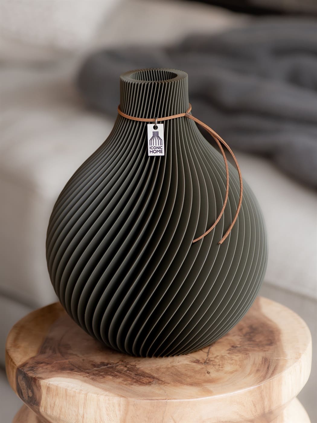 ICONIC HOME Vase Sphere in Mystic Mud #mood