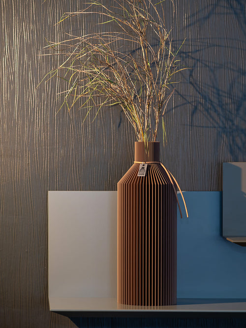ICONIC HOME Vase Straight geradlinig und modern in choco brown #mood