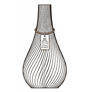 Zeichnung der Vase Twist von ICONIC HOME