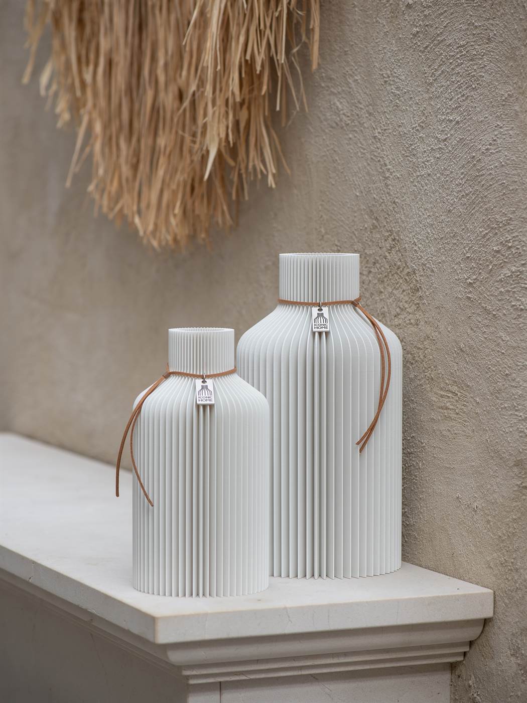 ICONIC HOME Vase Set Pure in weiß #mood