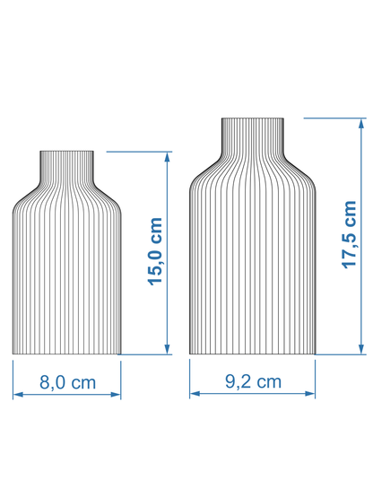 Tischvase Pure Maße