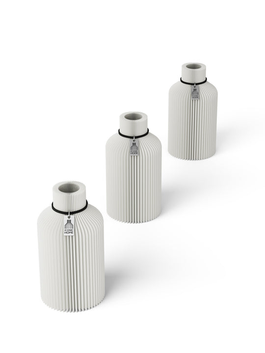 Tischvase Pure 3er Set in pure white
