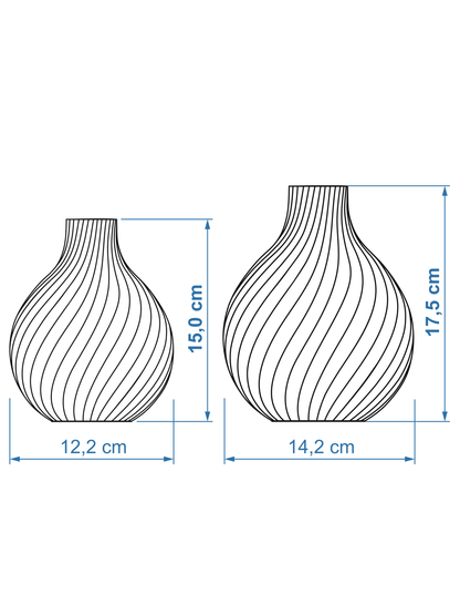 Tischvase Sphere Maße