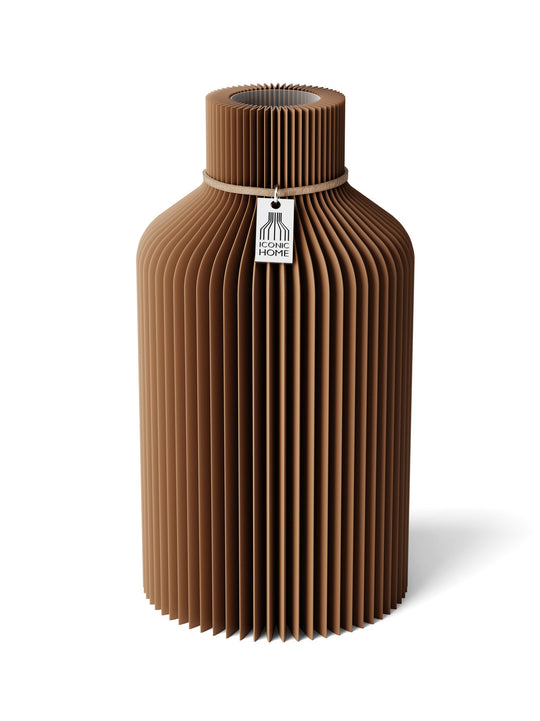 Vase Pure in choco brown