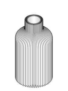 Vase Pure ICONIC HOME Zeichnung