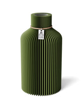 Vase Pure Moss Green 22 cm ICONIC HOME Naturfarbenes Band