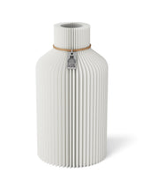Vase Pure Pure White 22 cm ICONIC HOME Naturfarbenes Band
