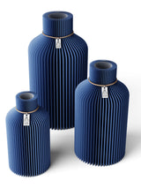 3er-Set Vase Pure Sea Blue ICONIC HOME