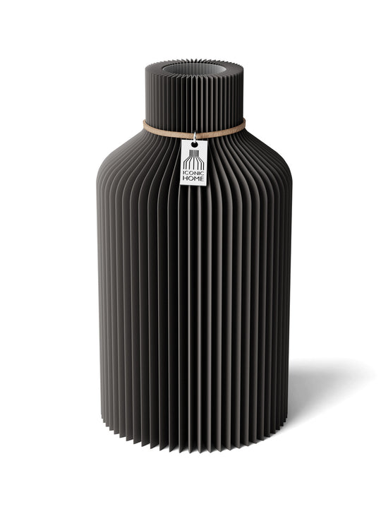 Vase Pure in stormy gray