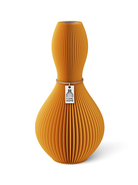 Vase Shape Golden Sunrise 24 cm ICONIC HOME