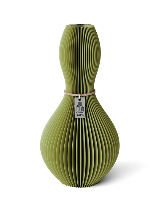 ICONIC HOME Vase Shape Matcha Green 24 cm