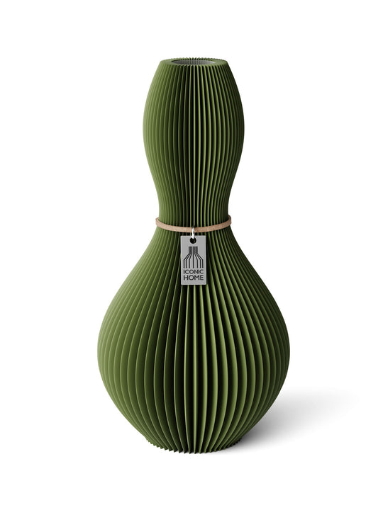 Vase Shape in moss green