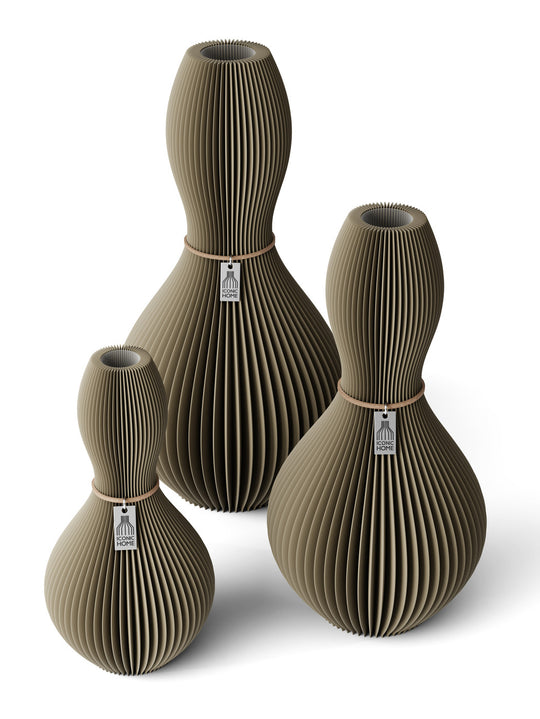 Vase Shape 3er Set in mystic mud