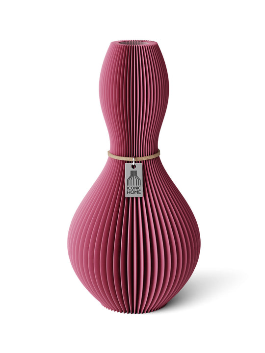 Vase Shape in soft berry
