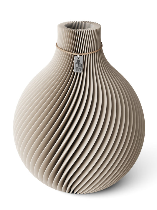 Vase Sphere Cozy Greige 32 cm ICONIC HOME
