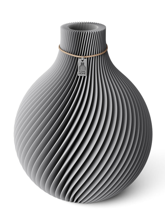 Vase Sphere in dreamy gray