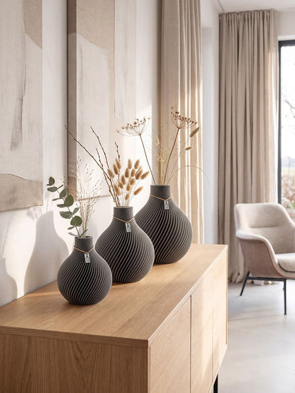 Vase Sphere ICONIC HOME Set 3 #mood