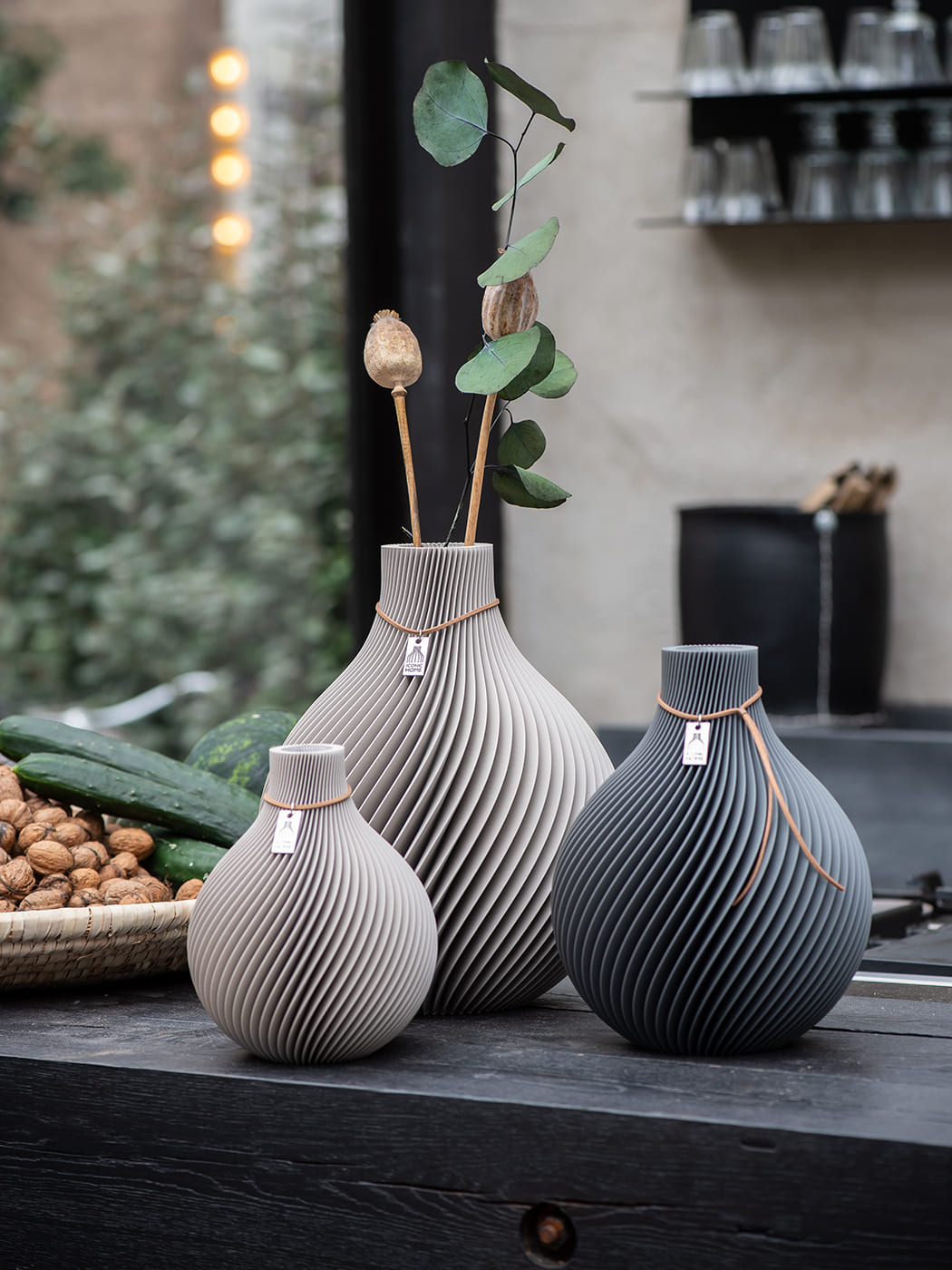 Vase Sphere von ICONIC HOME als Set in 3 Größen #mood