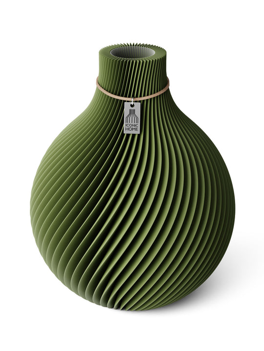 Vase Sphere in moss green