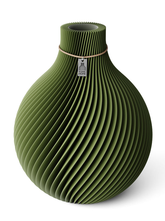 Vase Sphere in moss green