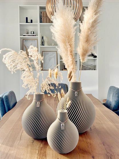 Vase Sphere mit Pampasgras Deko ICONIC HOME #mood