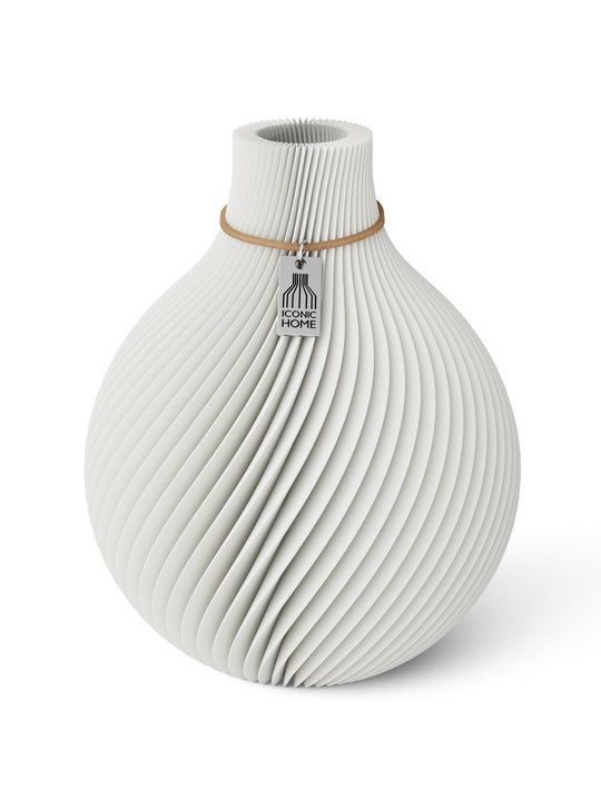 Vase Sphere in pure white