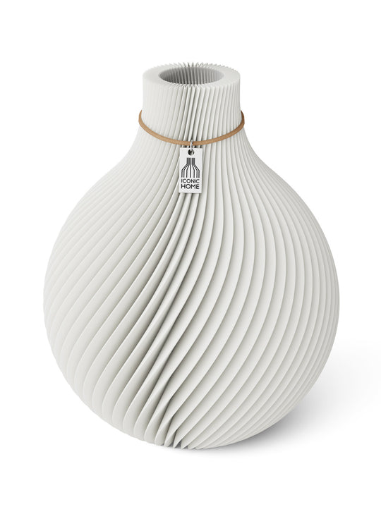 Vase Sphere in pure white