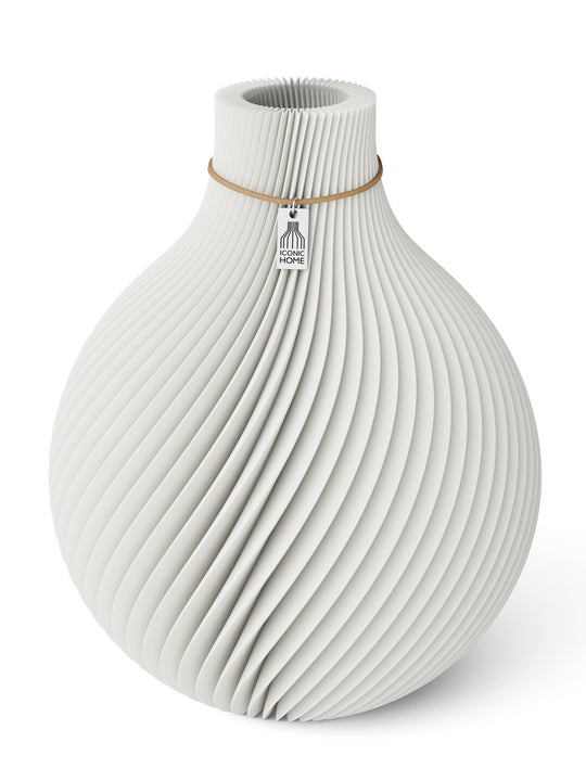 Vase Sphere in pure white