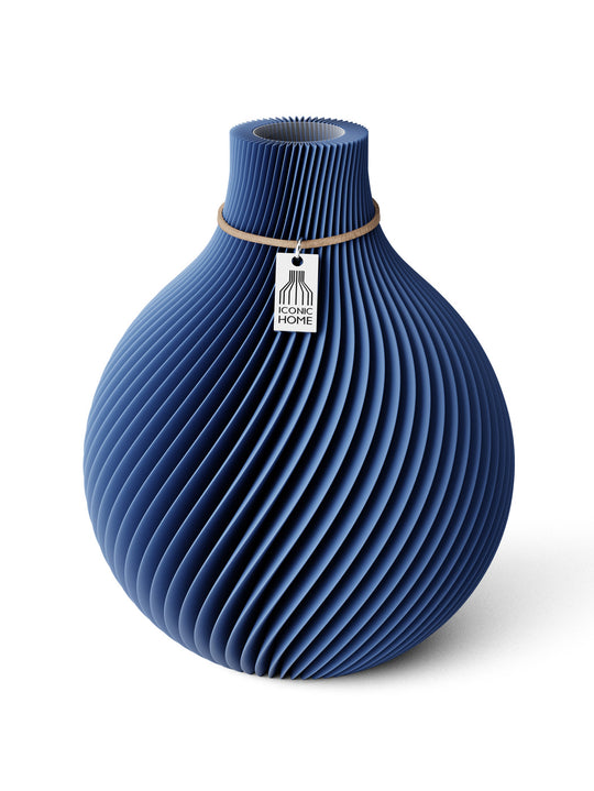Vase Sphere in sea blue